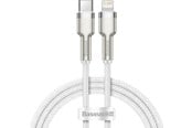 USB-kabel - Baseus USB-C cable for Lightning  Cafule PD 20 W 2 m (white) - CATLJK-B02