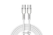 USB-kabel - Baseus Cable USB-C to USB-C  Cafule 100W 2m (white) - CATJK-D02
