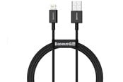 USB-kabel - Baseus Superior Series Cable USB to iP 2.4A 1m (black) - CALYS-A01