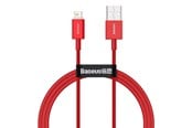 USB-kabel - Baseus Superior Series Cable USB to iP 2.4A 1m (red) - CALYS-A09