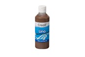 Kreativa spel - Creall Lino Blockprint Paint Brown 250ml - 37008