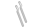 Väggfäste, AV-Möbel - Poly mounting kit - for video conferencing system - Max - recommended for 65" - 2215-69381-001