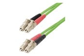 Nätverkskabel - StarTech.com 1m (3ft) LC to LC (UPC) OM5 Multimode Fiber Optic Cable - patch cable - 1 m - green - Grön - 1m - LCLCL-1M-OM5-FIBER