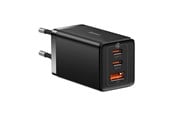 Mobile - Adapters & Chargers - Baseus GaN5 Pro 2xUSB-C + USB 65W (black) - CCGP120201