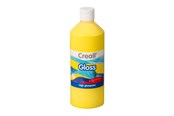 Kreativa spel - Creall Gloss Gloss Paint Yellow 500ml - 01271