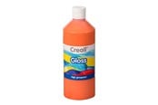 Kreativa spel - Creall Gloss Gloss Paint Orange 500ml - 01272