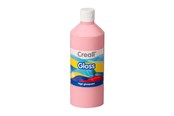 Kreativa spel - Creall Gloss Gloss Paint Pink 500ml - 01280