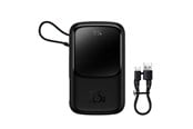 PowerBank - Baseus Qpow PRO with cable 10000mAh 22.5W (Black) PowerBank - Svart - 10000 mAh - PPQD060101