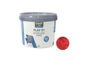 Kreativa spel - Creall Play It Play Sand Red 750gr. - 03207