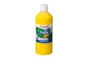 Kreativa spel - Creall Transparent Paint Yellow 500ml - 23021