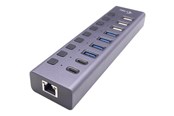 Mobile - Adapters & Chargers - I-Tec power adapter - 16 x 4 pin USB Type A - 90 Watt - CACHARGEHUB9LAN
