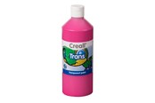 Kreativa spel - Creall Transparent Paint Pink 500ml - 23030