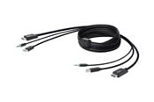 KVM cable - Belkin Secure KVM Combo Cable - F1D9019B10T