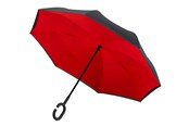 Fritid & Resor - Impliva RU-6 Inside Out Umbrella 107 cm - Red - RU-6-PMS BLACK 6C/PMS 199C