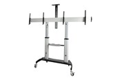 Väggfäste, AV-Möbel - StarTech.com Dual TV Cart for 37-60in VESA TVs up to 110lb (50kg) - Max 100 kg - recommended for 60" - STNDMTVDUO