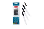 Skriv- och ritverktyg - Derwent Waterbrush For Watercolour Painting Pack Of 3 Includes Chisel Tip Fine Tip & Medium Tip - 2301975