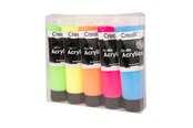 Kreativa spel - Creall Studio Acrylic paint Fluor 5x120ml - 33803