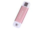 SSD - Transcend ESD310 SSD - 2TB - Rosa - Extern SSD - USB 3.2 Gen 2x1 - TS2TESD310P