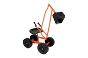 Utomhuslek - Small Foot - Excavator with Wheels - 4628