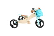 Ride Ons & Walkers - Small Foot - Wooden Tricycle and Balance Bike 2in1 Turquoise - 11610