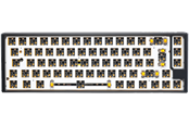 Tangentbord - Ducky One 3 - Classic - SF 65% - RGB - ND - Barebone ISO (No Switches / Keycaps) - Gaming Tangentbord - Nordisk - Grå - DKON2167ST-ISO01