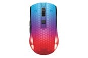 Mus - Deltaco GAMING DM320 Transparents RGB Wireless - Gamingmus - 6 knappar - Svart - GAM-145