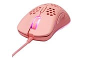 Mus - Deltaco GAMING PM75 Ultralight Wired - Gamingmus - 7 knappar - Pink - GAM-108-P