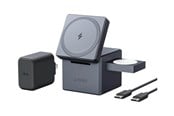 Mobile - Adapters & Chargers - Anker 3-in-1 15W Cube with MagSafe - Grey - Y1811G11