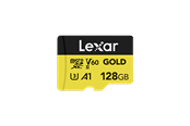 Flashram & USB Flash Drives - Lexar Professional GOLD MicroSDXC - 280MB/s - 128GB - LMSGOLD128G-BNNNG