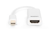 Displaykabel - DIGITUS Mini DisplayPort til HDMI Adapter - 0.15m - AK-340411-001-W