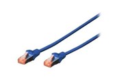 Nätverkskabel - DIGITUS patch cable - 50 cm - blue RAL 5017 - 0.5m - DK-1644-005/B