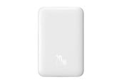 PowerBank - Baseus Magnetic 10000mAh 20W MagSafe (white) PowerBank - Vit - 10000 mAh - PPCX070002