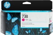 Skrivartillbehör-bläck-toner - HP 738 / 498N6A - Magenta Ink - 498N6A