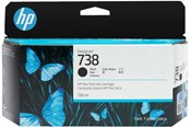 Skrivartillbehör-bläck-toner - HP 738 / 498N4A - Black Ink - 498N4A