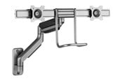 Monitorfäste - Gembird Adjustable wall 2-display mounting arm - MA-WA2-02