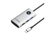 USB Hub - ORICO Type-C 5in1 HUB Multifunction Docking Station (silver) USB Hub - USB 3.0 - 5 porte - Silver - PW11-5P-SV-EP