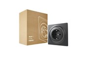 Smarta Hem - Fibaro Walli Outlet N type F Anthracite - FGWSONF-011-8