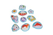 Babyleksaker - ABC Magical Bath Toys Sea Animals 10 pcs. - 104010196