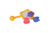 Babyleksaker - ABC Bath Animals with Landing Net 4dlg. - 104015478