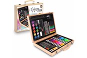 Konst- och hantverksmaterial - Grafix Coloring set - 86 pieces in wooden suitcase - 150100