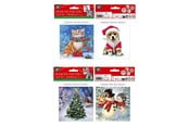 Små presenter till barn - Grafix Make your own Christmas Cards Diamond Painting 2pcs. (Assorted) - CR8024/GE