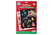 Kreativa spel - Grafix Scratch Art Rainbow Christmas - 800045