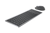Tangentbord - Dell Wireless Keyboard and Mouse KM7120W - keyboard and mouse set - Icelandic - titan grey - Tastatur & Mus set - Isländsk - Grå - KM7120W-GY-ICE
