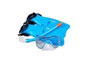 Vattenlek - ASG Snorkel Set Junior Blue S - ASG3004BLUES