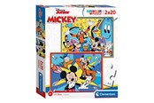 Pusselspel - Clementoni Puzzle Mickey Mouse 2x20st. Golv - 24791