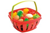 Leksaker - Ecoiffier 100% Chef Fruit and Vegetables in Basket - 966