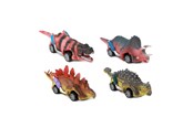Leksaksbil - Toi-Toys World of Dinosaurs Dino Pullback Car 4 pcs. - 35143A