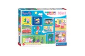 Pusselspel - Clementoni Puzzles Peppa Pig 10in1 Golv - 20271