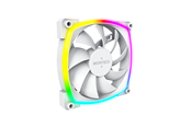 Chassi fläkt - Montech AX120 PWM WH - Chassi fläkt - 120mm - Vit med RGB-ljus - 27 dBA - AX120 PWM WH