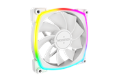 Chassi fläkt - Montech RX120 PWM WH - Reverse - Chassi fläkt - 120mm - Vit med RGB-ljus - 27 dBA - RX120 PWM WH